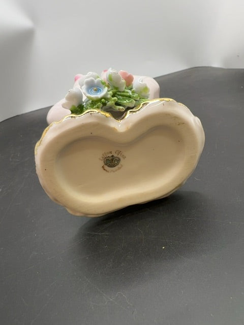 Lefton hand painted vase