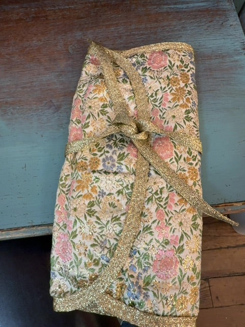 Vintage hanging jewelry bag