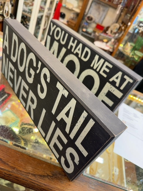 Dog signs