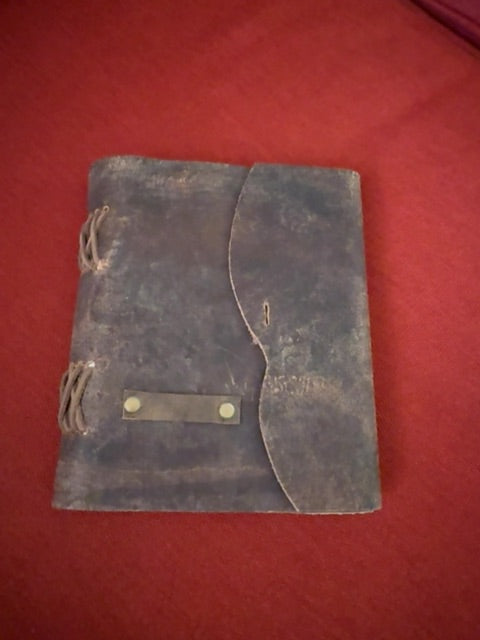 Old leather journal