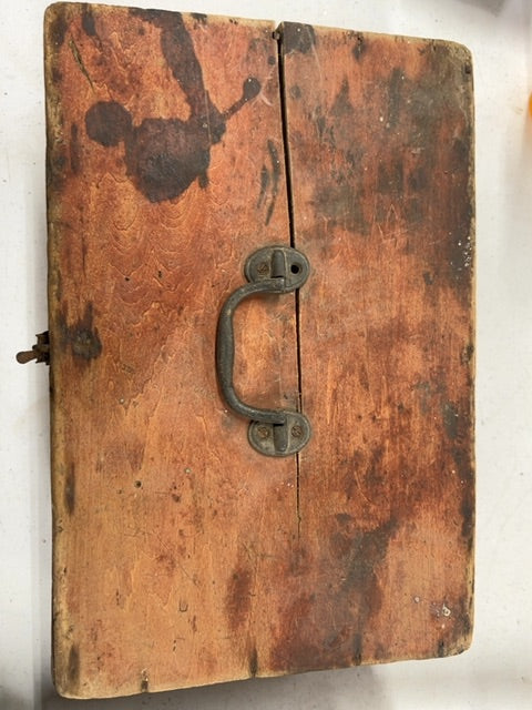 Antique Wooden Box with handle