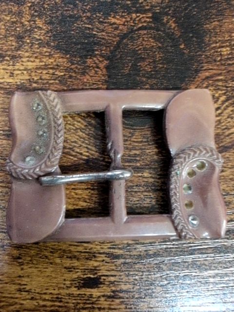 Celluloid Belt Buckle