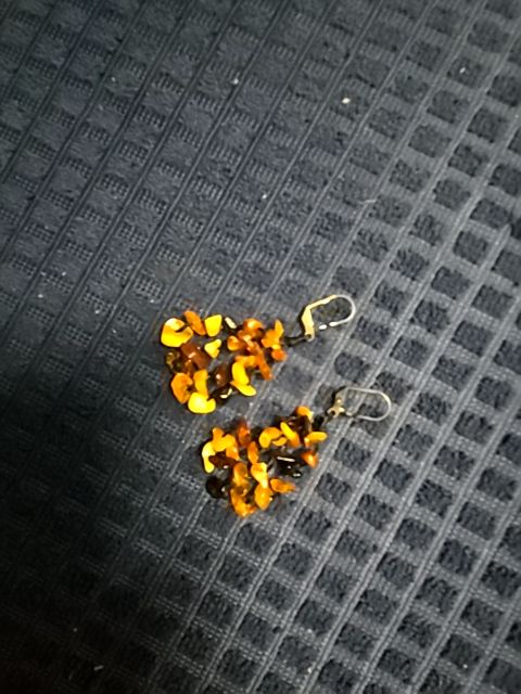 Amber  Baltic earrings