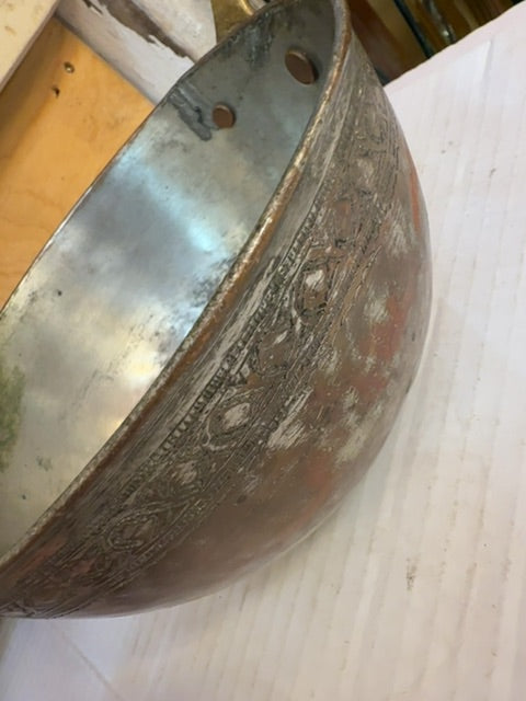 Old brass, copper Handmade & stamped