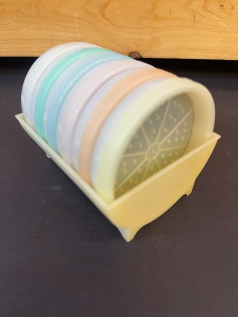 Tupperware coasters