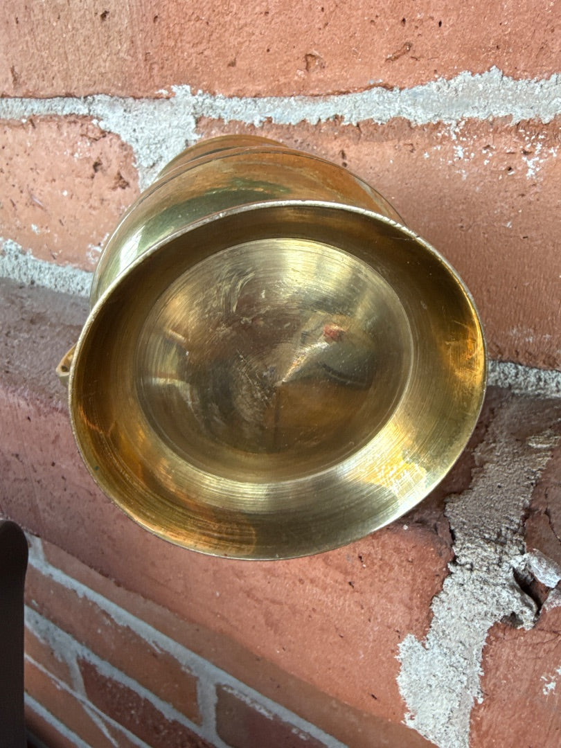 Vintage solid brass jug/pitcher