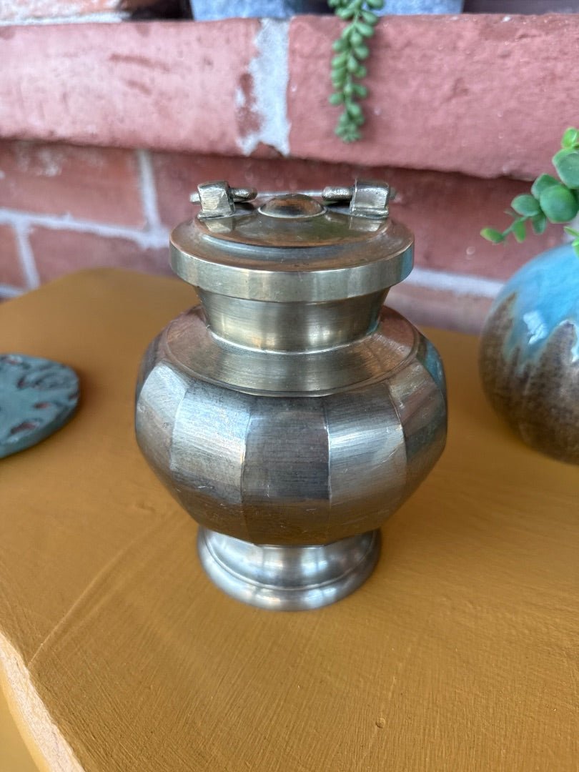 Vintage brass water pot