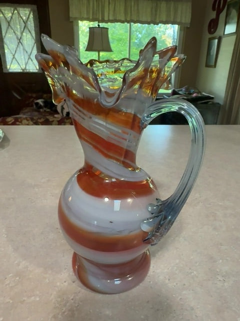 HB swirl pitcher/ vase