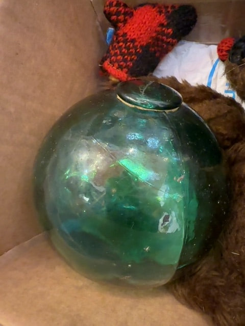 Vintage Japanese glass fishing float