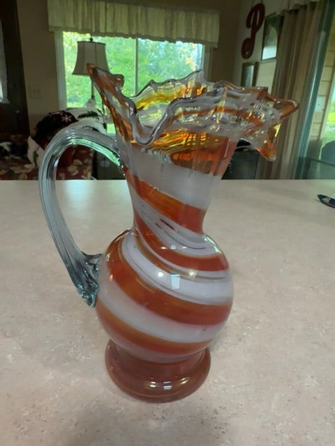 HB swirl pitcher/ vase