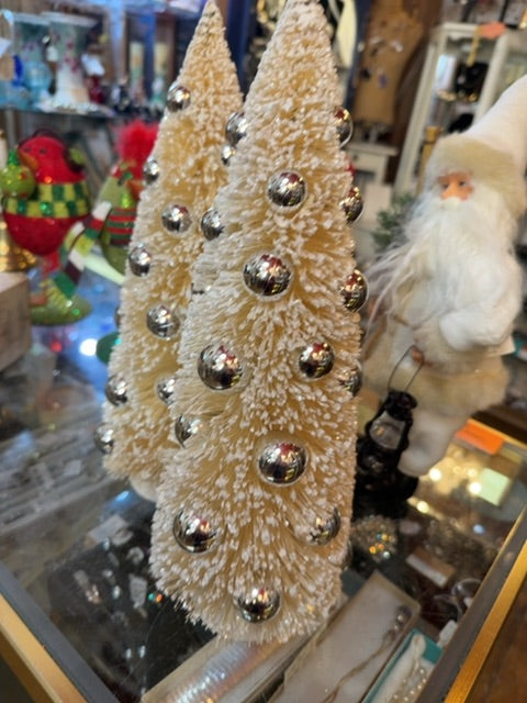 White Christmas Trees