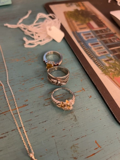 Sterling rings