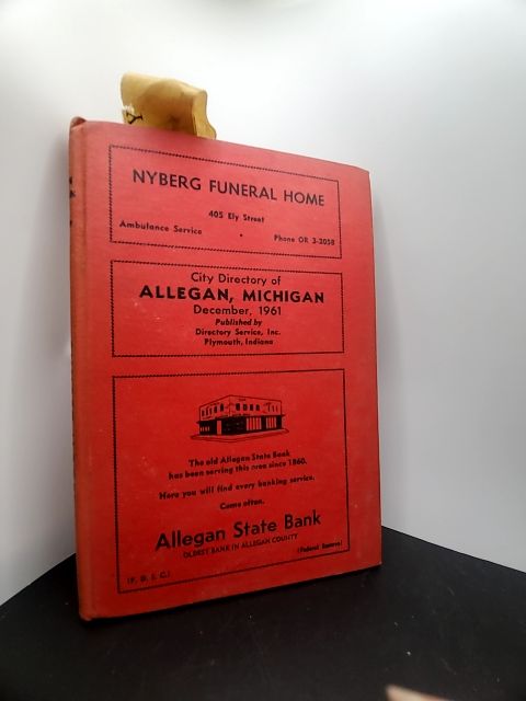 City Directory Allegan, Michigan Dec. 1961