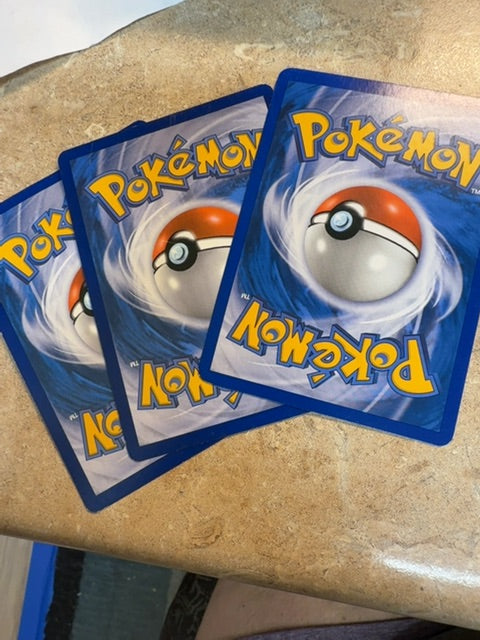 3 Pokemon Cards