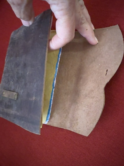 Old leather journal