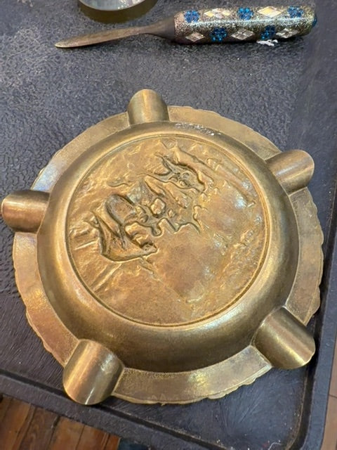 Brass ash tray