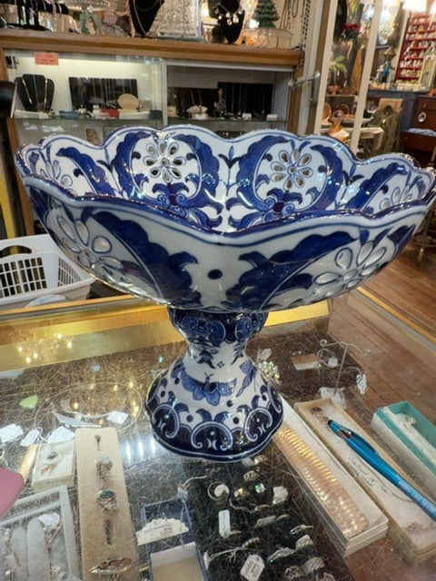 Blue & white