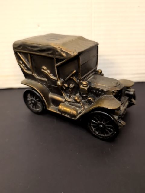 cast brass bank car