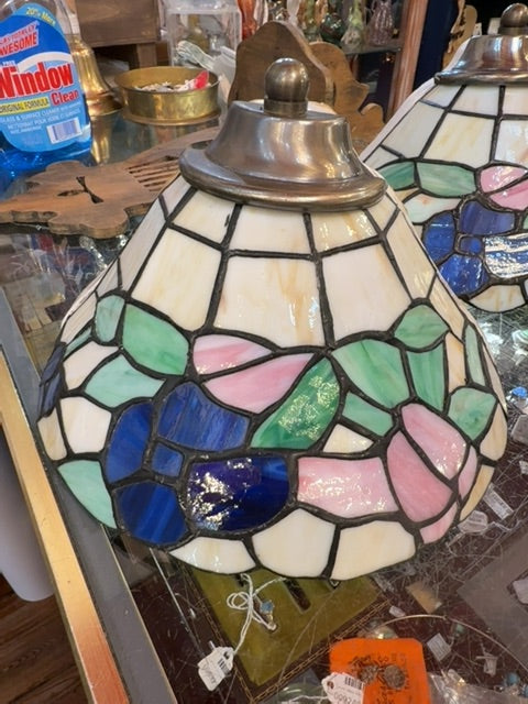sconce Tiffany like wall lights.