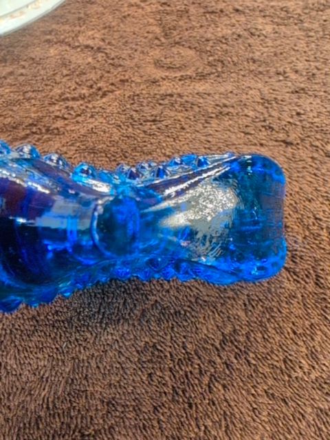 Fenton Cobalt boot with cat head