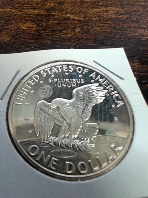 1971 Proof $1 Silver Dollar, Ike, Eisenhower