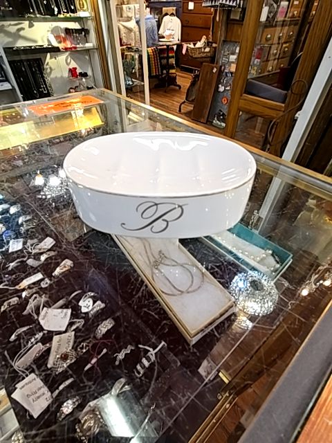 Initialed Soap Dish