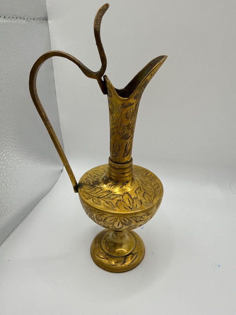 Vtg Brass Jug 1960
