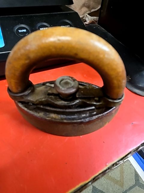 Mini Wood Handle Sad Iron