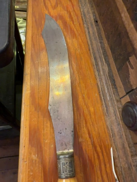Vintage stag handle knife