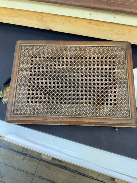 Old rattan stool
