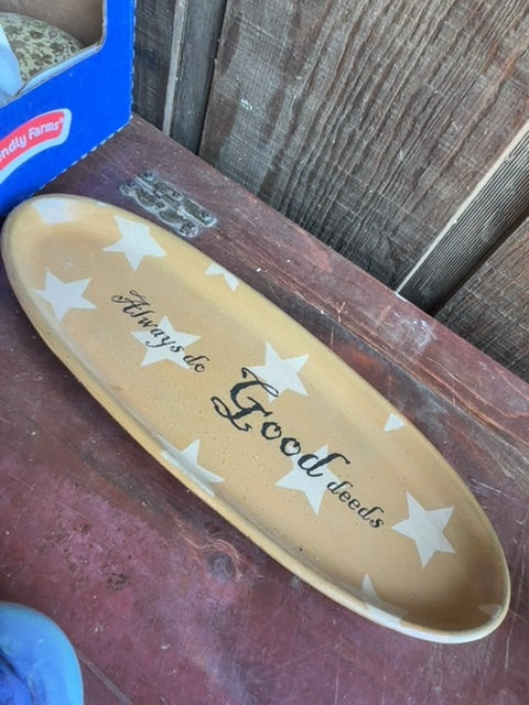 Wood tray