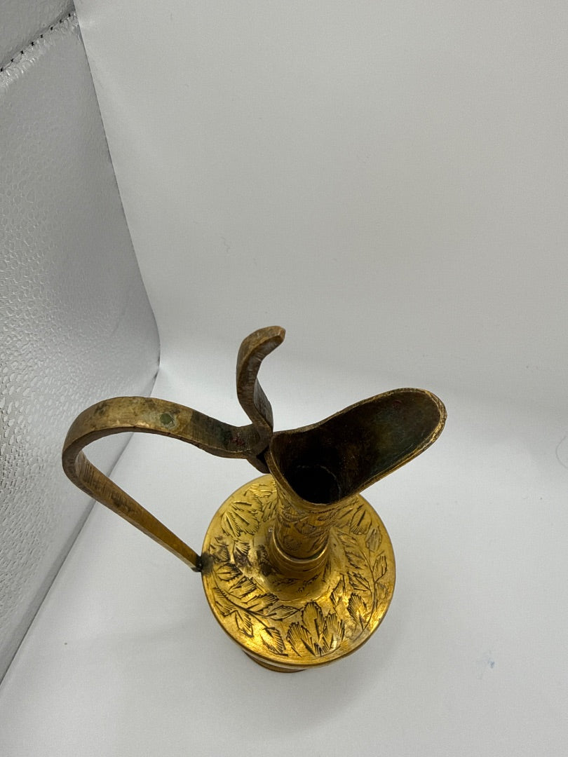Vtg Brass Jug 1960