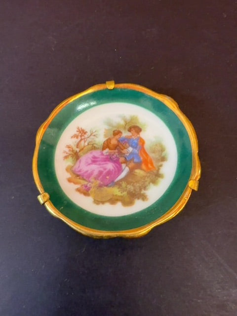 Limoges 2” mini plate (2)