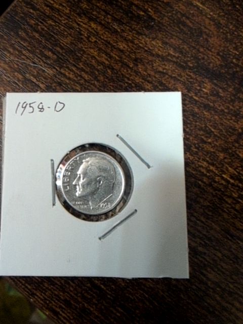 1958 D Dime