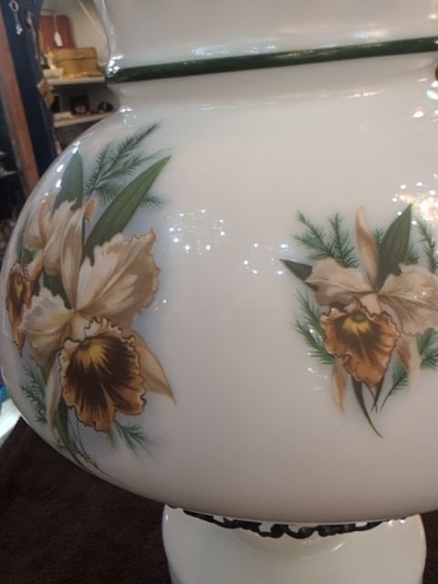 Floral gone with the wind Glass lamp