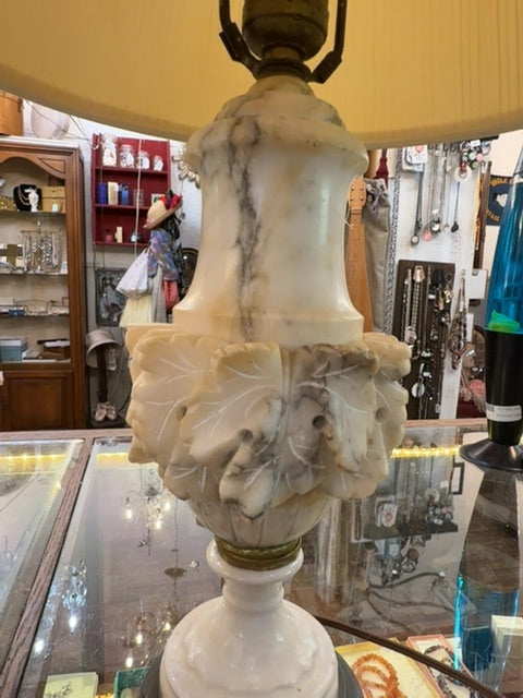 Marble table lamp