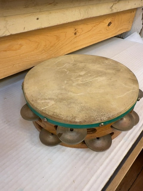 Vintage tambourine