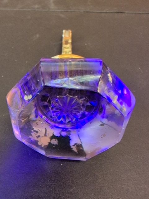 Purple Glass Door Knob
