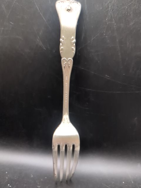 Gloria twist fork silver plate