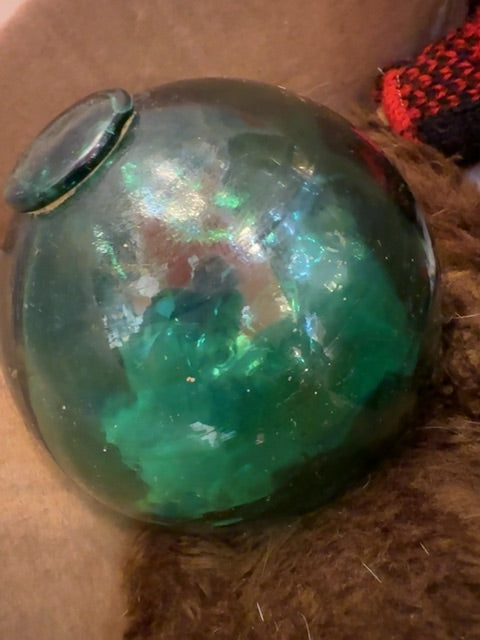 Vintage Japanese glass fishing float