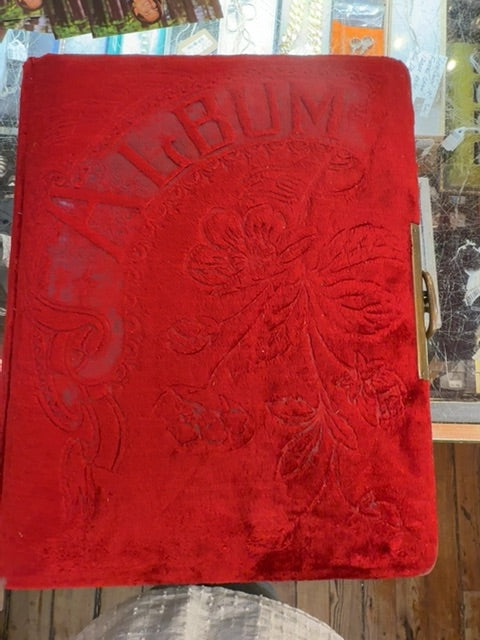 Antique 1800s Victorian photo album