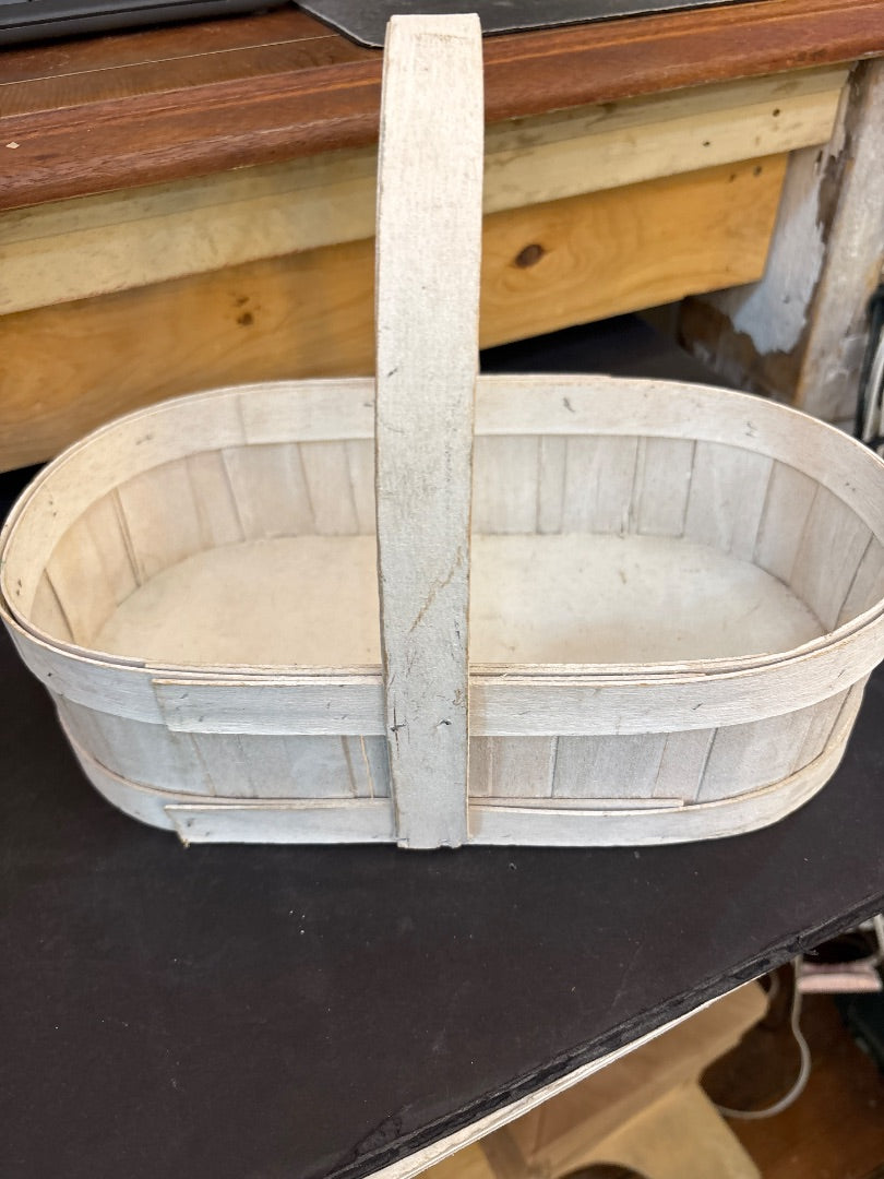 White Wicker Basket