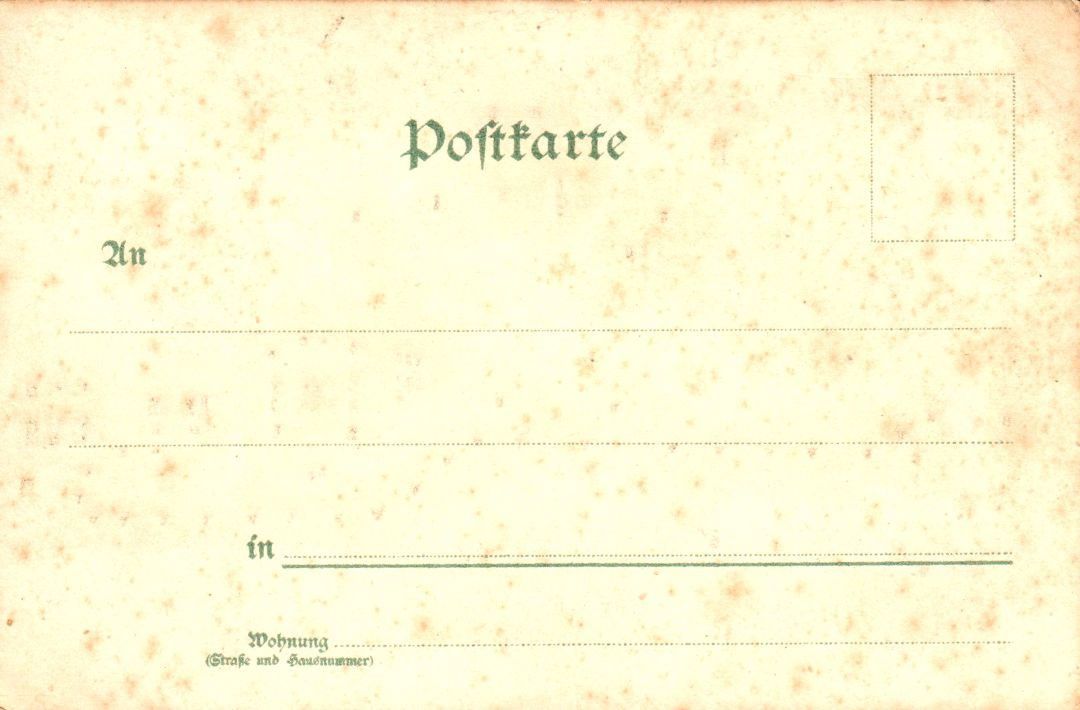 Gruss Vom Drachenfels Germany HTL Hold to the Light postcard