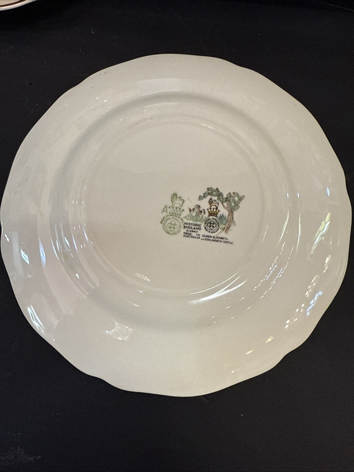 Set of 3 Haddon Hall plate historic England Royal Doulton Chelsea Hospital +